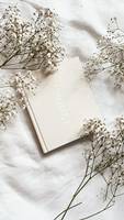 Carnets en tissu LABON de luxe pour affirmations positives, cadeaux de pleine conscience, journal de pause, soins personnels, carnets en lin