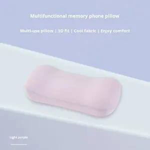 Almohada de Viaje Rectangular Minimalista Multifuncional Portátil de Espuma Viscoelástica Pequeña para Oficina, Descanso para el Almuerzo, Siesta, Soporte Cervical - Product Image 5