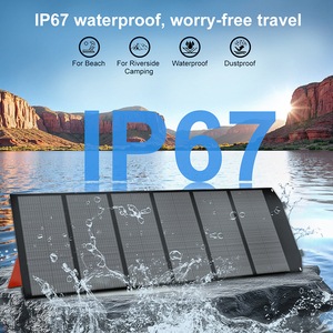 <b>Portable</b> Outdoor Foldable <b>Solar</b> 200W Mono Cells 21.7% Efficiency for Phone Battery Charging - Product Image 3
