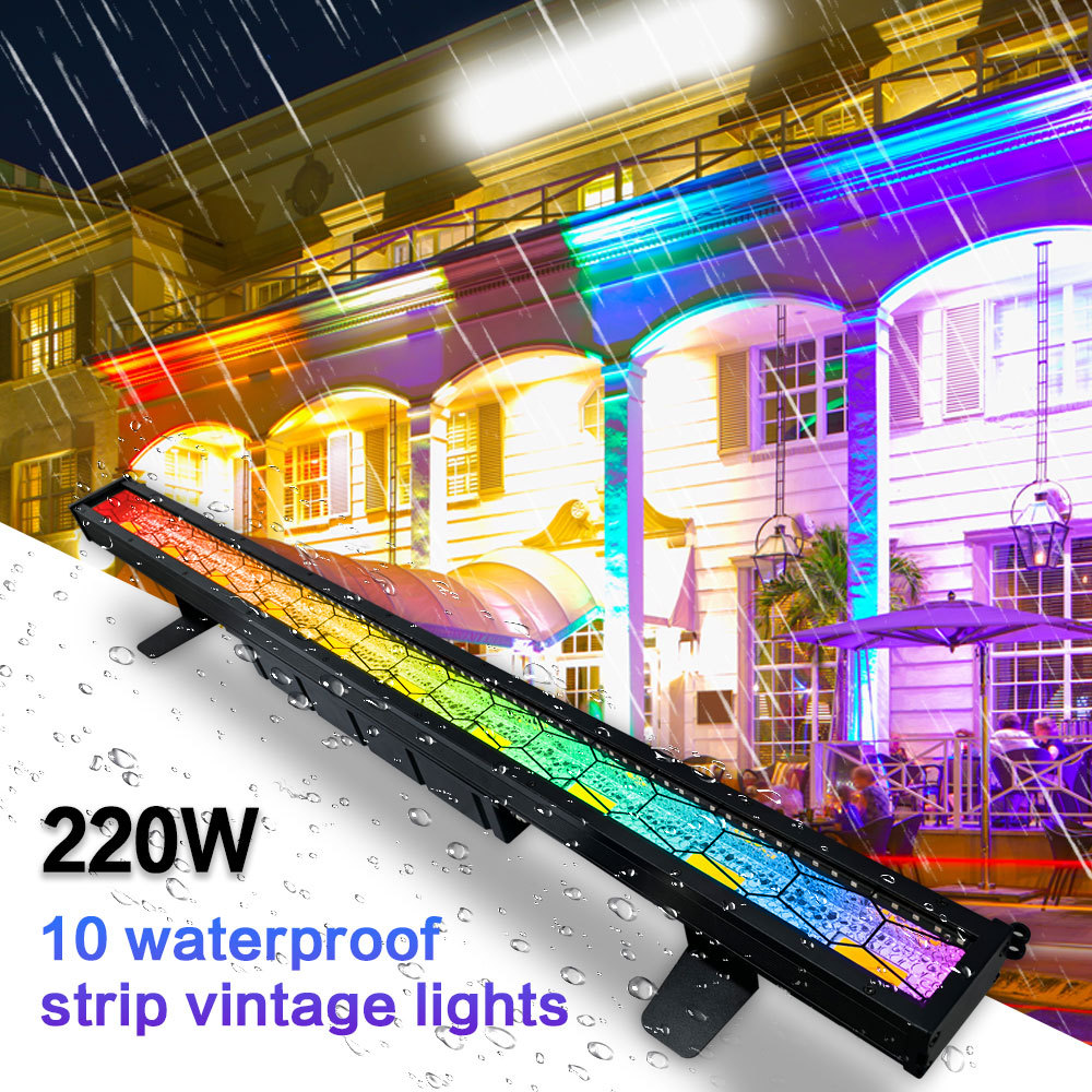 High Brightness Waterproof Strip Retro Lights with Eye Caring Design for Music Festivals