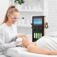 Appareil facial professionnel 4 en 1 Hydra H2o2 Oxygène, machine portable pour resserrer la peau, microdermabrasion