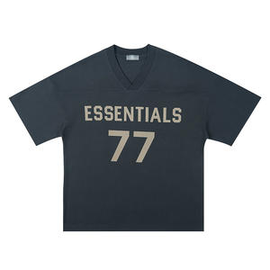 Gran oferta, Camiseta cómoda Unisex básica de gran tamaño de Color sólido de Tela regular de algodón 100% liso - Product Image 5