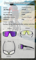 Lunettes de cyclisme intelligentes OEM avec verres interchangeables et protection UV400 pour le vélo et les lunettes de soleil de montagne