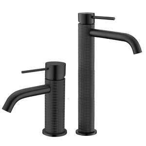 Rubinetto <span class=keywords><strong>per</strong></span> Lavabo da Appoggio in Rame Dorato Rosa, Design Artistico, <span class=keywords><strong>per</strong></span> <span class=keywords><strong>Bagno</strong></span> Domestico, Modello Elevato Grigio Canna di Fucile - Product Image 4