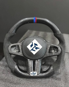 Volant personnalisé M Sport en cuir et fibre de carbone pour <span class=keywords><strong>BMW</strong></span> G30 G11 G12 G20 G31 G38 G05 G21 G82 G80 G02 X3 G01 M3 M4 M5 - Product Image 5