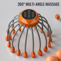 Masseur de tête portable Ysabel Smart Multi Massage Heads, vibrations haute fréquence, thérapie par lumière infrarouge rouge, soulagement de la fatigue