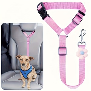 Cinturón de Seguridad para Perros de Nailon para Automóvil con Correa Ajustable, Anclaje Seguro al Reposacabezas para Mascotas, Arnés de Viaje Resistente para Perros de Todos los Tamaños - Product Image 5