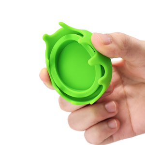 Jar Storage Portable Custom Small Silicone Glass Jar Herb Storage Flower Container Concentrate Jar Glass Wax Oil Silicone Jar