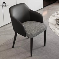 Leicht luxuriöser High-End-Designerstuhl, internetberühmter Stuhl, neuer Rückenlehnenstuhl, moderner Armlehnstuhl, Esszimmerstuhl, Restaurant, Hotel