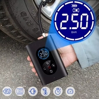Portable Compressor Cordless Electric air Pump Digital Wireless Car Tire Tyre Inflators