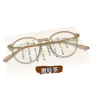 Montures de lunettes rondes Danyang Tr90 8161 pour femmes, protection contre la lumière bleue, verres PC, pont moyen, style rétro - Product Image 5