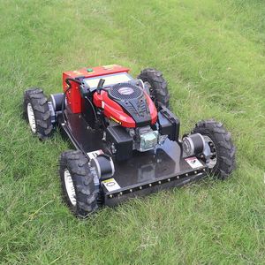 Tondeuse à gazon robotisée tout-terrain 4 roues télécommandée, motorisée à essence et électrique, à braquage zéro et autopropulsée - Product Image 2