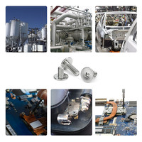 Sac de 100 pièces M2 M2.5 M3 M4 M5 M6 M8 tête ultra basse en acier inoxydable pour ordinateur portable vis plaquette Phillips mince tête plate système métrique