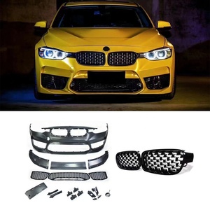RUNZE New High Quality <b>Car</b> Front Bumper for 2011-2018 for 3 Series F30 M5 Style Tow <b>Hook</b> Screw-On Retrofit/Upgrade PP Material - Product Image 2