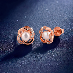 Elegantes Pendientes Colgantes de Plata S925 con Perlas de Agua Dulce y Circonitas, Joyería para Mujer, Regalo de Boda, Aniversario - Product Image 5