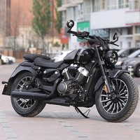 Nouvelle moto de croisière vintage Benda Grey Stone 250 Prince V-Type bicylindre refroidi par eau Jinjila 300cc
