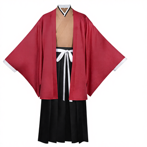 Costume <span class=keywords><strong>Cosplay</strong></span> Anime <span class=keywords><strong>Demon</strong></span> <span class=keywords><strong>Slayer</strong></span> Tsugikuni Yoriichi Hi No Kokyu Set Completo per Uomo Adulto, Accessori e Costumi Giapponesi - Product Image 4