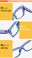 Moins cher verre degré optique 2023 Gafas Grandes Para Mujer Anti Lumière Bleu personnalisé cadre lunettes Optic Lunettes Des Femmes
