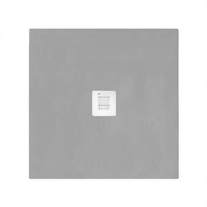 ถาดรองอาบน้ำ Emotion Line รุ่น Serenity ทรงสี่เหลี่ยม สีเทา 7035 ขนาด 100 x 100 ซม. - Product Image 3