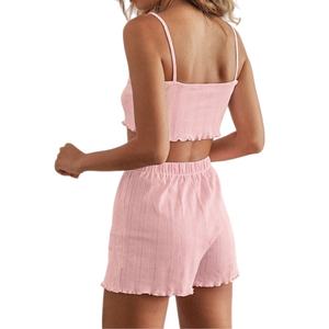 2024 European American Russian <b>Women's</b> Winter Jacquard Knitted Breathable Sleepwear Long-Sleeved Tie-Waist Cardigan Camisole - Product Image 4