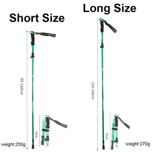 5 sezioni Portatile Pieghevole <span class=keywords><strong>Bastone</strong></span> Da Passeggio Bastoncini Da Trekking Telescopica Esterna Arrampicata Alluminio EVA Manico Dritto <span class=keywords><strong>Bastone</strong></span> Da Trekking - Product Image 2