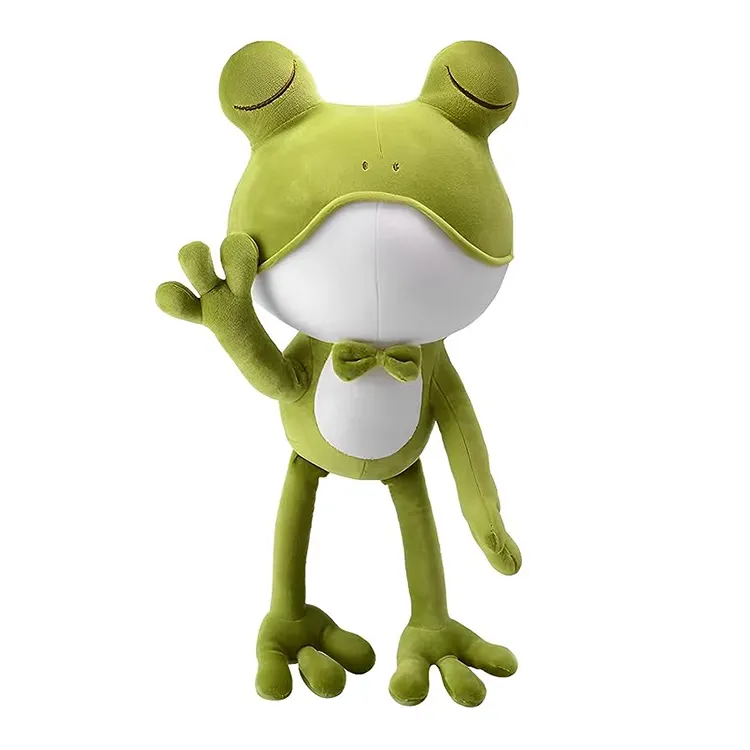 Benutzer definierte Plüsch tier 33cm 55cm 70cm 80cm Big Frog Doll Plüsch puppe Lange Arme und Beine Frosch Plüschtiere