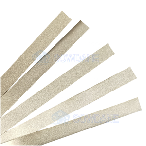 Striscia di lucidatura dentale in metallo a faccia singola con superficie di levigatura placcata in allumina 120mm per sbiancamento da dentista materiali lucidanti - Product Image 5