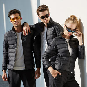 Легкая куртка на утином пуху, зимнее пальто, верхняя одежда унисекс, мужская куртка - Product Image 1