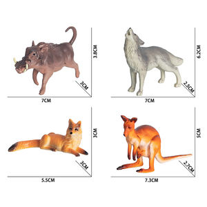 Jouets promotionnels en gros d'usine, petits modèles d'<span class=keywords><strong>animaux</strong></span> de la forêt, figurines d'<span class=keywords><strong>animaux</strong></span> <span class=keywords><strong>sauvages</strong></span> pour enfants, cadeaux promotionnels - Product Image 2