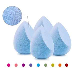 China Factory Promotional Cosmetics Puff Custom Pink Makeup Sponge Microfiber Blending Sponge for Makeup