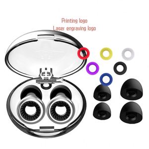 Bouchons d'oreilles électroniques anti-bruit dédiés 25-32 dB, nouvelle protection auditive pour le tir tactique, logo imprimé, en silicone - Product Image 1