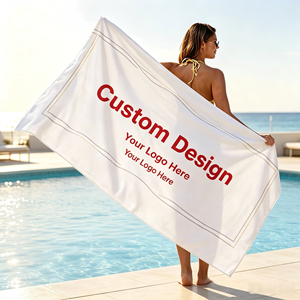 Promotional Gift <b>Microfiber</b> <b>Beach</b> <b>Towel</b> Custom Logo - Product Image 1