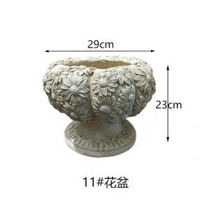 Pot de fleur design moderne de luxe Pots de fleurs de jardin en plastique Pots de fleurs en plastique marin pour jardin - Product Image 4