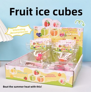 Nuevo Juguete Antiestrés de Goma Termoplástica con Forma de Cubo de Hielo y Fruta, Estirable, de Rebote Lento, Estilo Dibujos Animados - Product Image 6