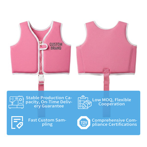 Gilet de natation en néoprène pour enfants, veste flottante avec bretelles réglables, mousse EPE, aide à la flottabilité pour l'entraînement, pour tout-petits et enfants, plage et <span class=keywords><strong>piscine</strong></span> - Product Image 2