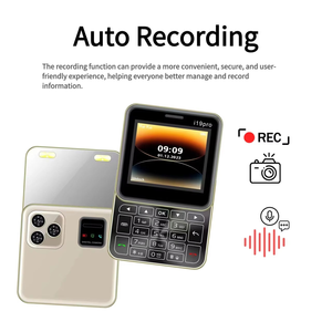 Téléphone portable 2026 T K Global Bestseller I19 Pro Mini MTK GSM Double SIM Clavier 1000 mAh Débloqué Pliable - Product Image 2