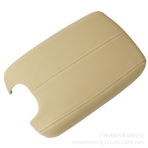 Honda Accord Crosstour Center Armrest <b>Box</b> Cover 83455-TB0-H01 <b>Beige</b> Black Leather <b>Storage</b> <b>Box</b> - Product Image 5