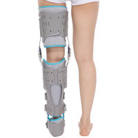 Orthèse médicale réglable pour genou, cheville et pied YR-604-1, stabilisateur articulaire orthopédique pour genou, cheville et pied (KAFO) en plastique