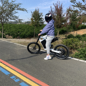 Cadre en aluminium CS20 3000w 5000w 8000w 12000w moto électrique tout-terrain e-bike Stealth Bomber vélo électrique - Product Image 6