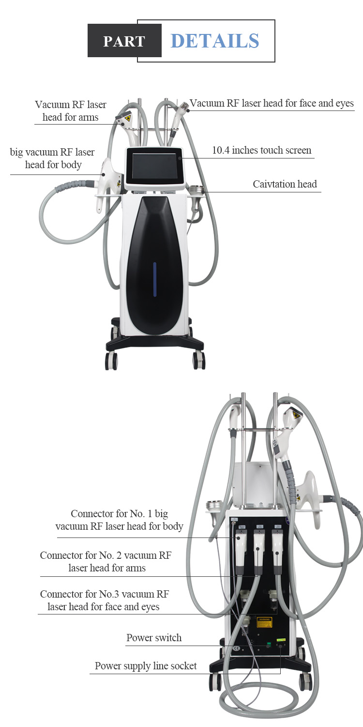Bieir vela vacuum roller RF cavitation fat burning slimming machine beauty salon SPA equipment