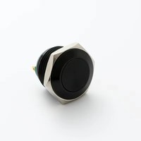 ELEWIND Interrupteur à bouton-poussoir momentané en acier inoxydable 16 mm 1NO Étanche IP65 (PM161F-10/S)