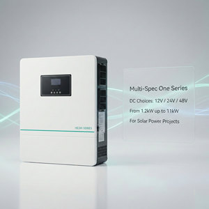 ระบบไฮบริดโซลาร์กริด 11KW 48V พร้อมระบบ MPPT คู่ ระบบเฟสเดียว IP54 หน้าจอ LCD รองรับแบตเตอรี่ลิเธียมและตะกั่วกรด แรงดันไฟฟ้าขาออก 120VAC รุ่น Hibrido NEHC0014 Solar Inv - Product Image 5