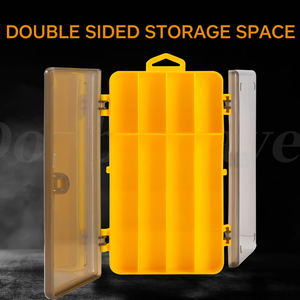 Caja de aparejos de pesca de plástico impermeable, caja de cebo de pesca, venta al por mayor - Product Image 6
