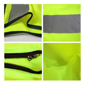 Haute visibilité visibilité personnalisable multi-poches Fluorescent réfléchissant hommes travail gilet sécurité Construction ingénieur vêtements - Product Image 5