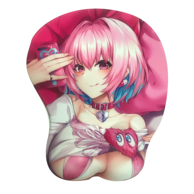 Wrist Support 3D Boob Nipple Silica Mouse Pad Custom Design Silicone Gel Wrist Rest Breast Mouse Pad