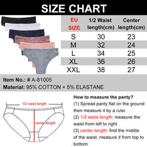 EU Größe S <span class=keywords><strong>M</strong></span> L XL XXL Weiche Baumwolle Sexy Frauen Sexy Bikini Cheeky Brief Unterwäsche Höschen - Product Image 2