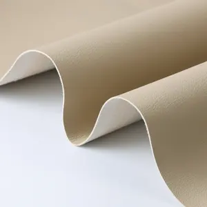 רגיל צבע רך ליצ 'י מרקם מובלט עיצוב מלאכותי עור לספה משטח שריטה עמיד, לכלוך עמיד וקל