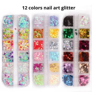 3D Ins Internet Celebrity Nail Art Brillant Sept Couleurs Papillon Paillettes Fantaisie Fée DIY Décorations 3D Nail Art Décorations - Product Image 2