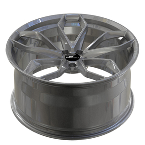 Jantes de voiture en alliage d'aluminium forgées de 21 pouces 5x112, design concave personnalisé en usine, argentées, pour <span class=keywords><strong>Chevrolet</strong></span> # JM7075 - Product Image 2