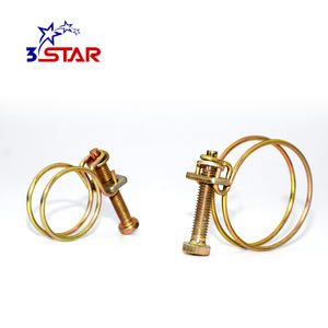 W1 fer galvanisé taiwan <span class=keywords><strong>pince</strong></span> de tuyau à <span class=keywords><strong>double</strong></span> fil robuste en acier inoxydable - Product Image 2